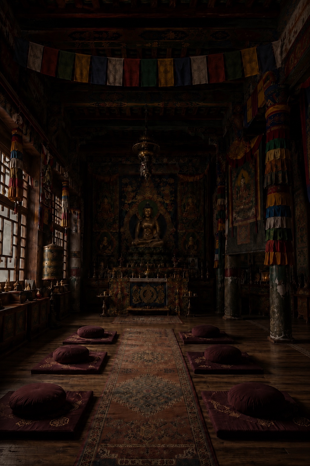 A peaceful Tibetan landscape